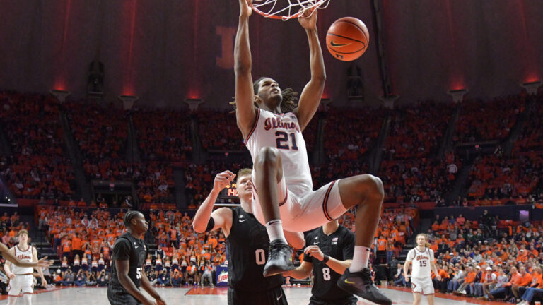 24) C Morez Johnson Jr., Illinois --> Michigan