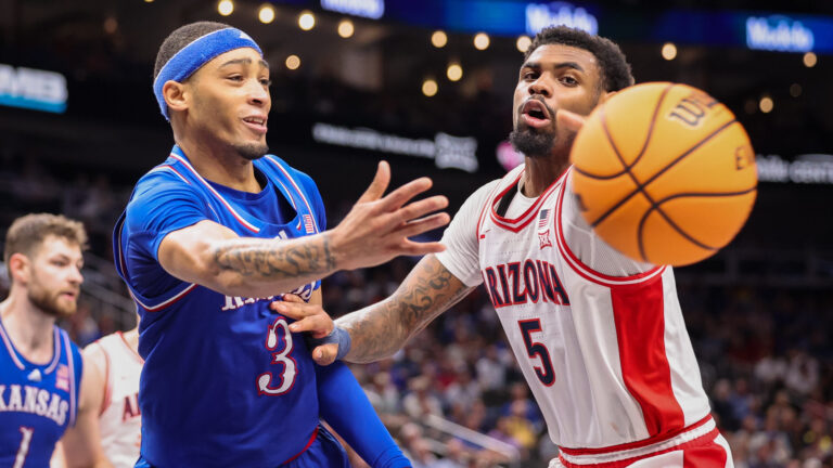 West Region First Round: (7) Kansas vs. Arkansas (10)