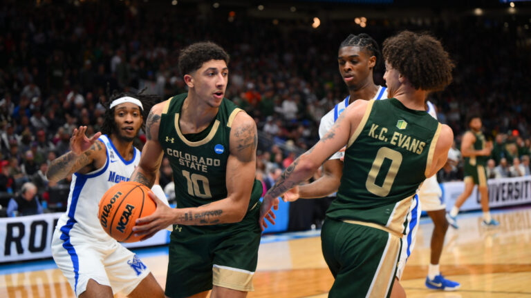 West Region: (12) Colorado State Rams vs (4) Maryland Terrapins