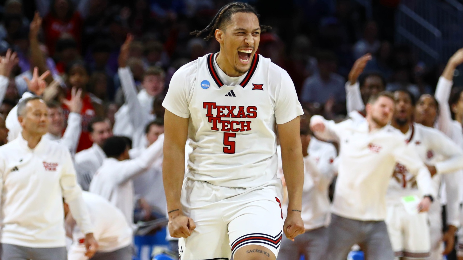 7. Texas Tech (+1800)