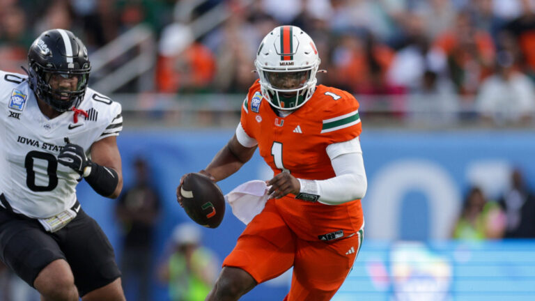 1. Tennessee Titans- QB Cam Ward, Miami