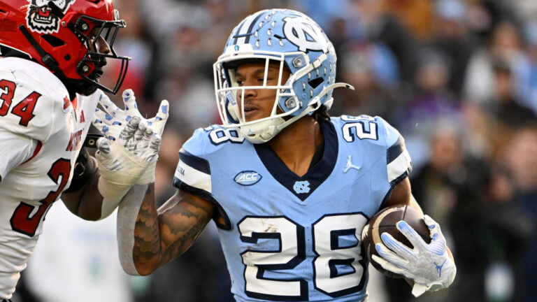 12. Dallas Cowboys- RB Omarion Hampton, UNC