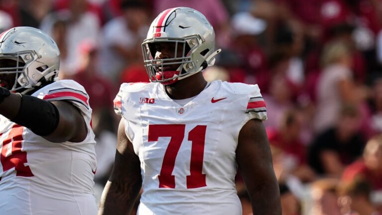25. Houston Texans- OL Josh Simmons, Ohio State