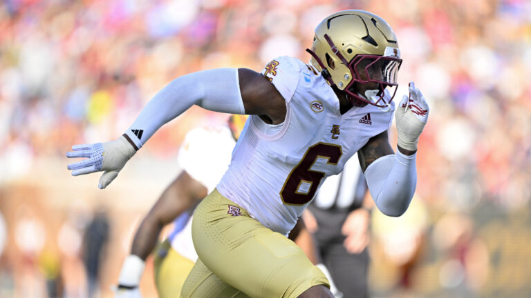 27. Baltimore Ravens- EDGE Donovan Ezeiruaku, Boston College