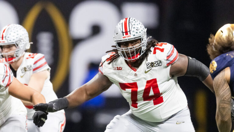 28. Detroit Lions- OL Donovan Jackson, Ohio State