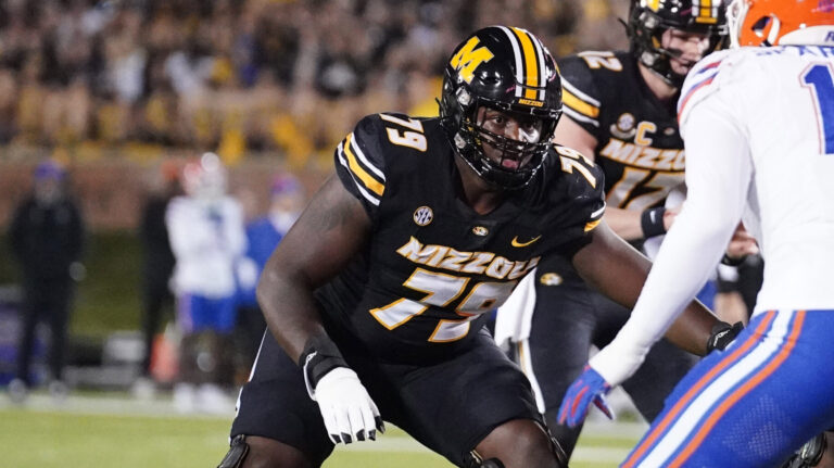6. Las Vegas Raiders- OL Armand Membou, Missouri