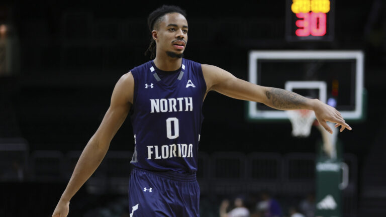 8) G Jasai Miles, (North Florida -> Indiana)