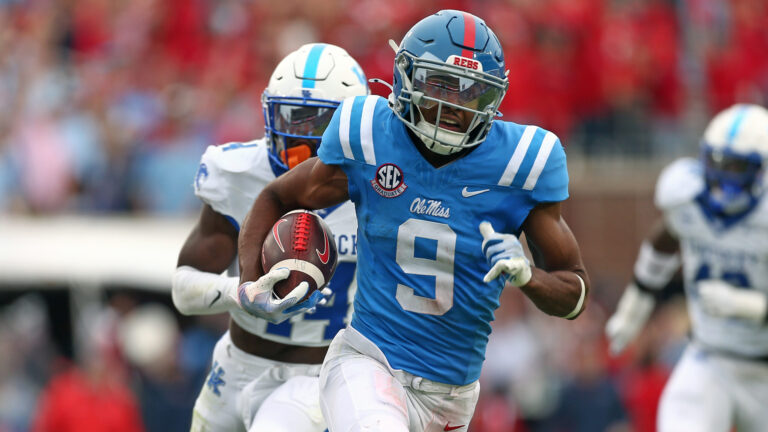 50) WR Tre Harris, Ole Miss