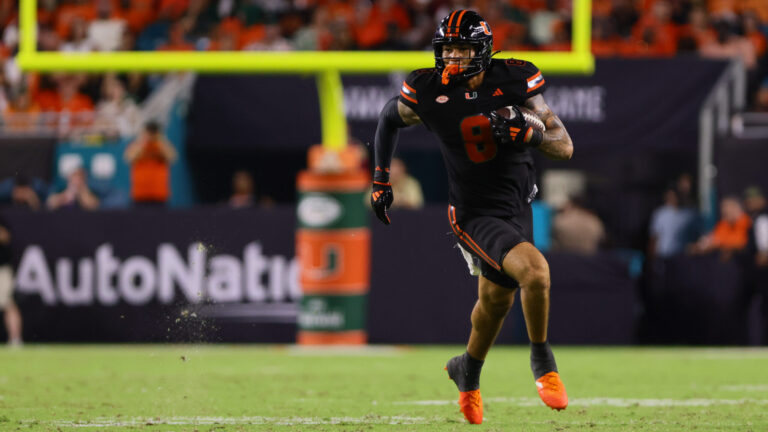 64) TE Elijah Arroyo, Miami