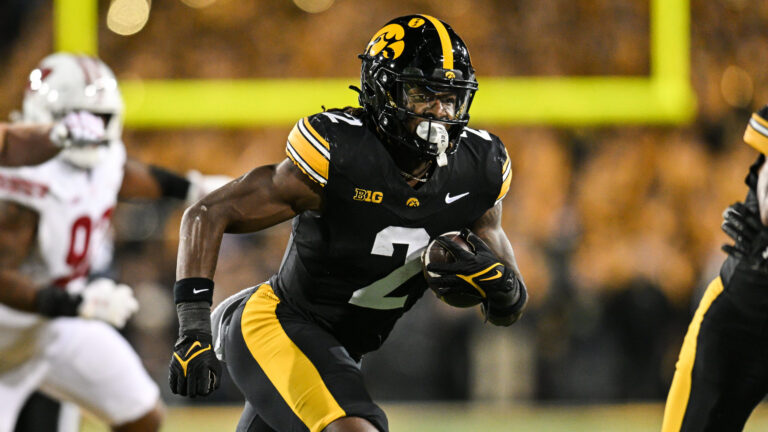 62) RB Kaleb Johnson, Iowa