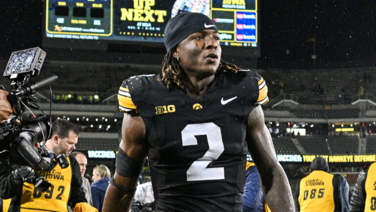 63. Kansas City Chiefs- RB Kaleb Johnson, Iowa