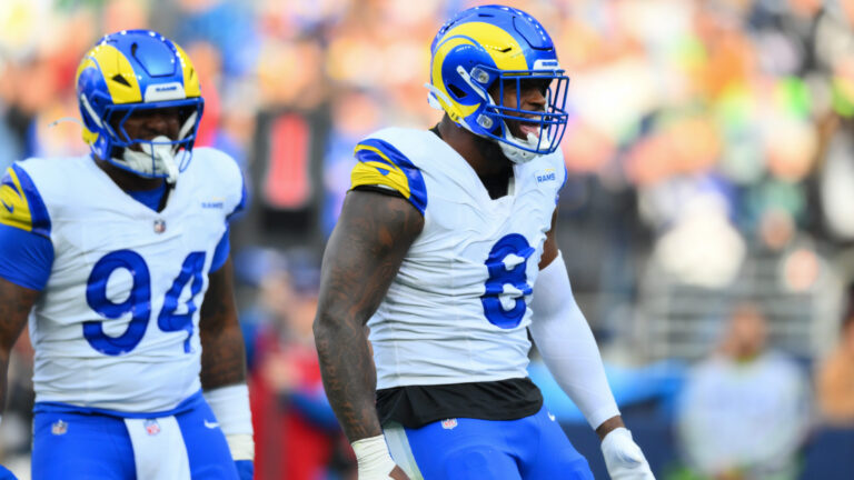 5) LB/EDGE Jared Verse, Los Angeles Rams