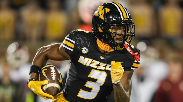 38. New England Patriots- WR Luther Burden III, Missouri