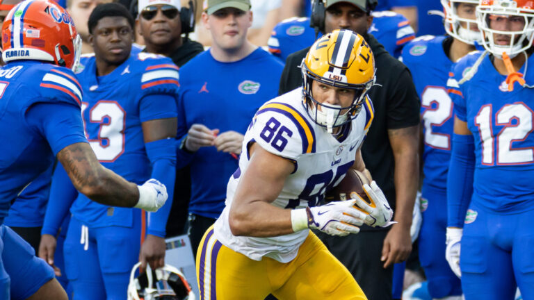55. Los Angeles Chargers- TE Mason Taylor, LSU