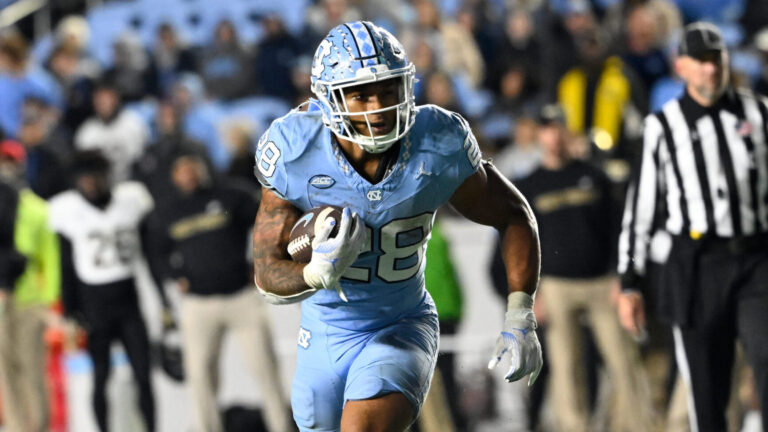 12. Dallas Cowboys- RB Omarion Hampton, UNC