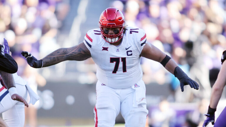 45. Indianapolis Colts- OL Jonah Savaiinaea, Arizona