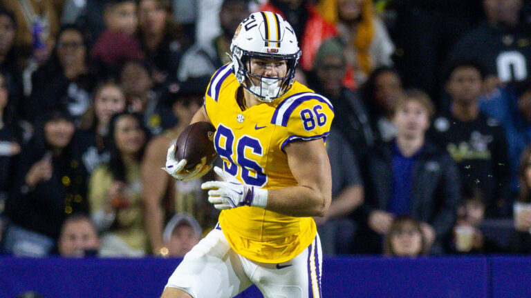 5) Mason Taylor, TE, LSU
