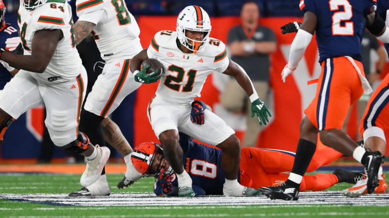 55. Jordan Lyle - Miami Hurricanes