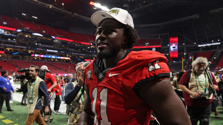 8. Carolina Panthers- LB Jalon Walker, Georgia