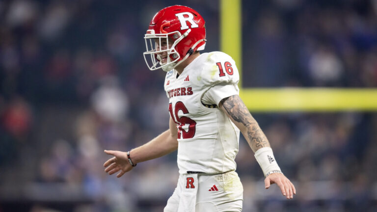 64. Athan Kaliakmanis - Rutgers Scarlet Knights