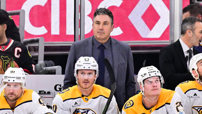 1. Andrew Brunette, Nashville Predators