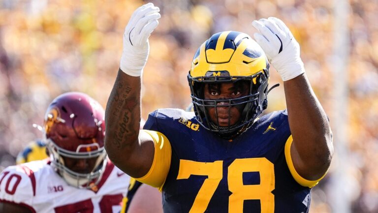 43. San Francisco 49ers- DT Kenneth Grant, Michigan