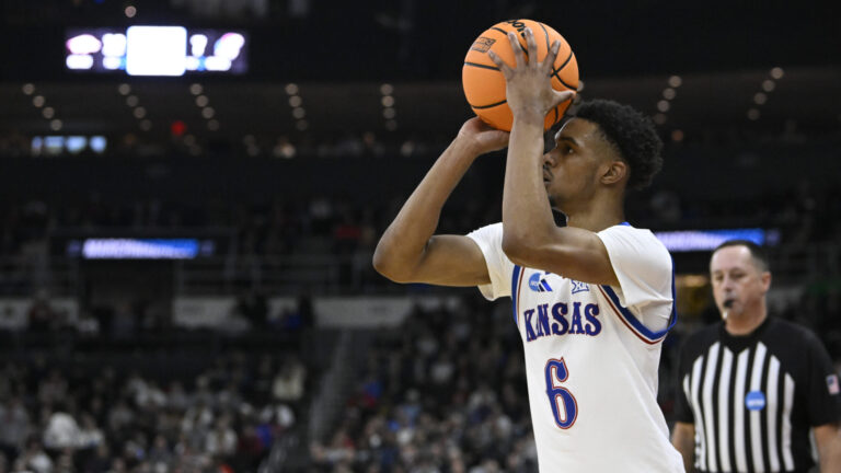 70) F Rylan Griffen, Kansas --> Texas A&M