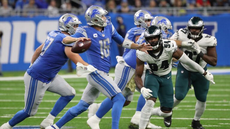 3) Detroit Lions vs. Philadelphia Eagles - Week 11
