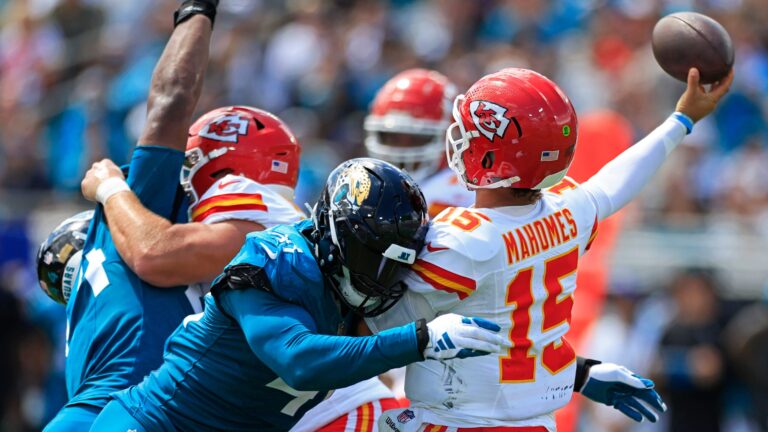 5) Kansas City Chiefs vs. Jacksonville Jaguars - Week 5