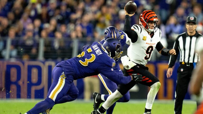 Week 13: Cincinnati at Baltimore - November 27 at 8:20