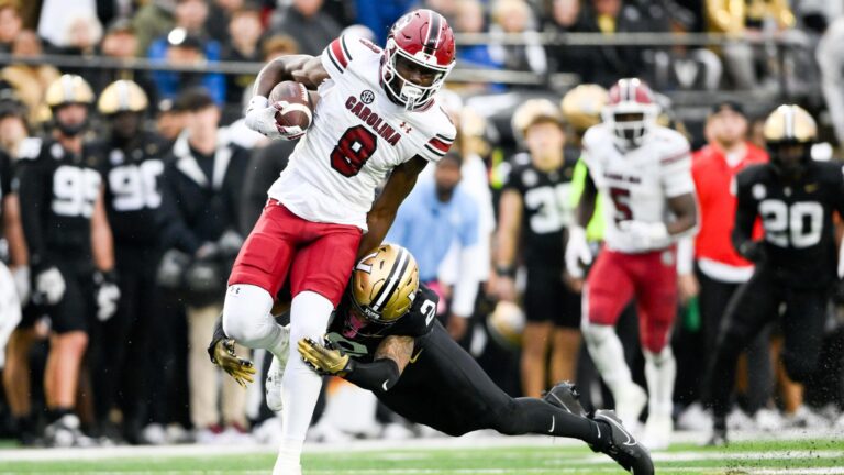 30. Nyck Harbor - WR - South Carolina Gamecocks