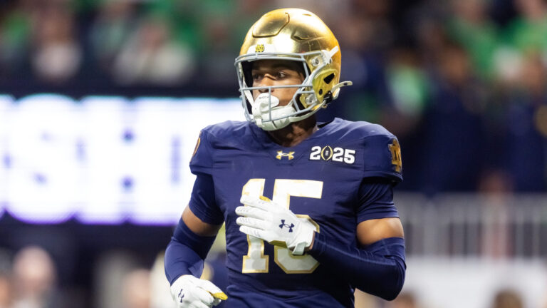7) CB Leonard Moore, Notre Dame
