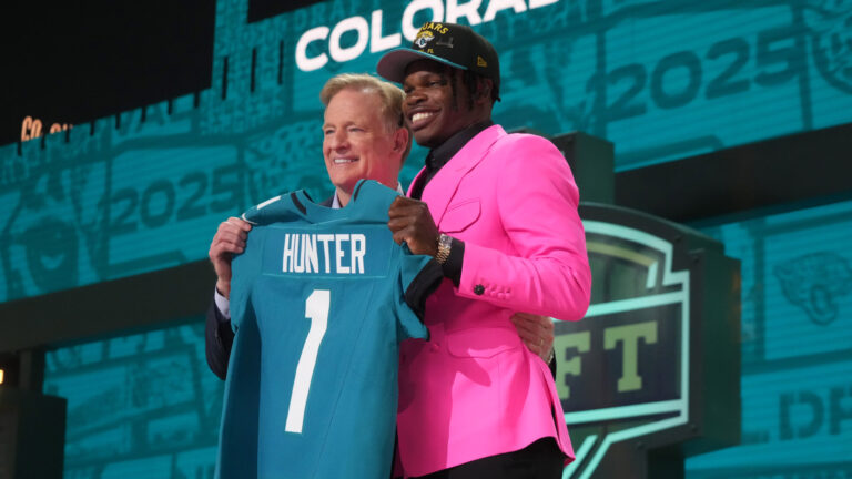 3) WR/CB Travis Hunter, Jacksonville Jaguars