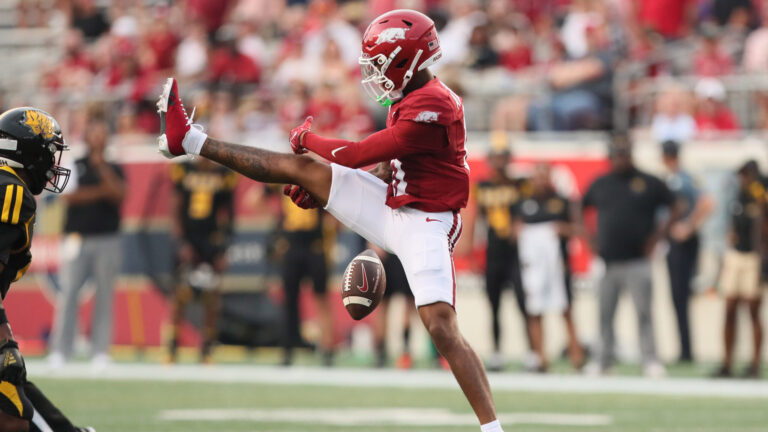 4) WR Jordan Anthony, Arkansas