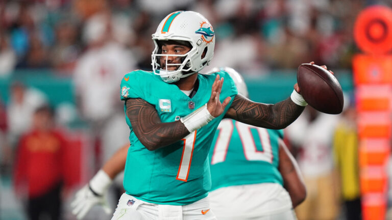 91) QB Tua Tagovaiola, Miami Dolphins