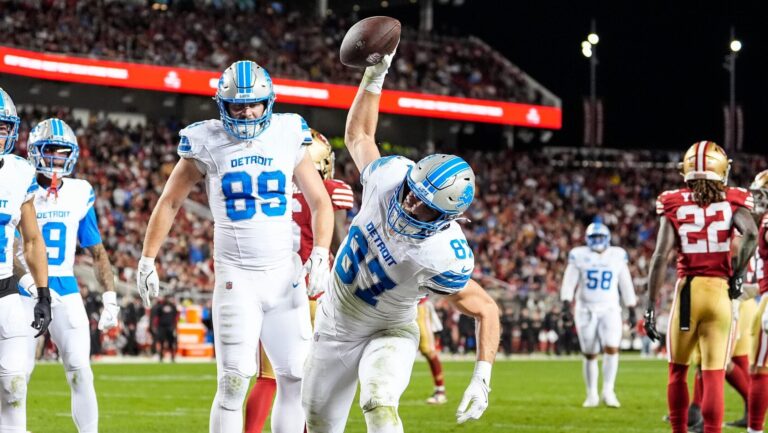 94) TE Sam LaPorta, Detroit Lions