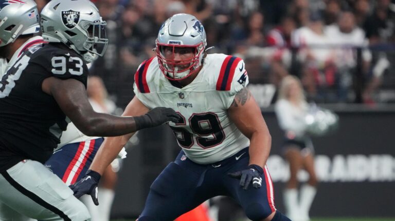 3) IOL Cole Strange, New England Patriots