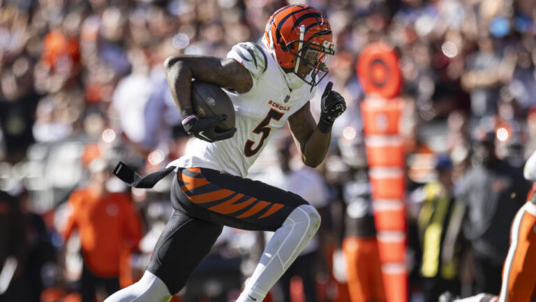 77) WR Tee Higgins, Cincinnati Bengals