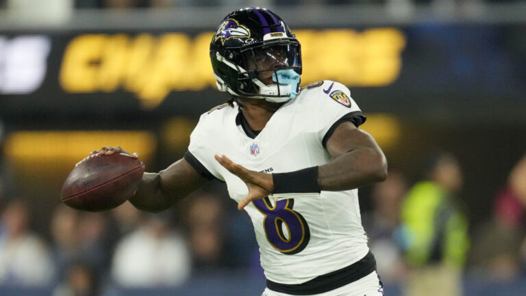 3) Lamar Jackson, Baltimore Ravens