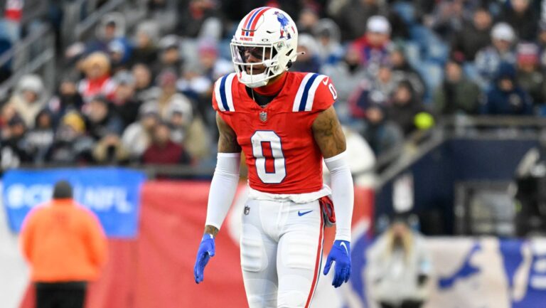 84) CB Christian Gonzalez, New England Patriots
