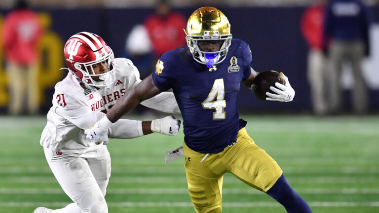 5) Jeremiyah Love, Notre Dame