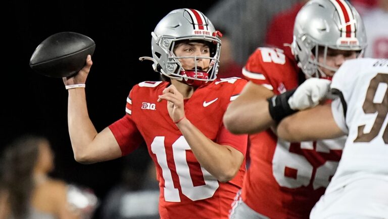 9. Julian Sayin, Ohio State Buckeyes
