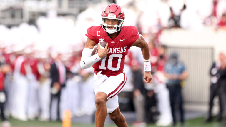 2) Taylen Green, Arkansas Razorbacks