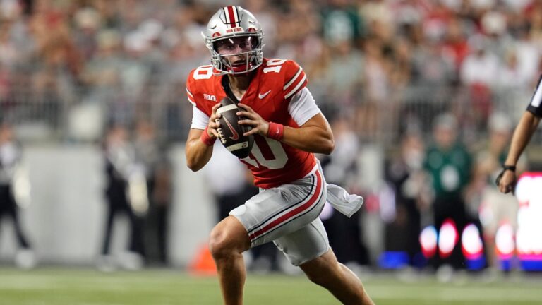 2) QB Julian Sayin, Ohio State Buckeyes