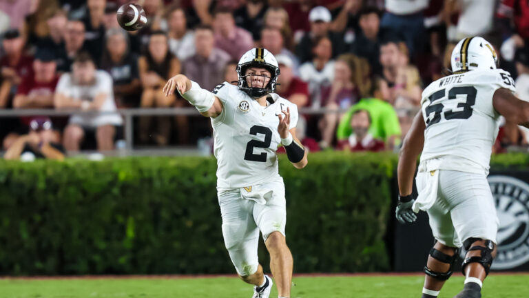 3) QB Diego Pavia, Vanderbilt Commodores
