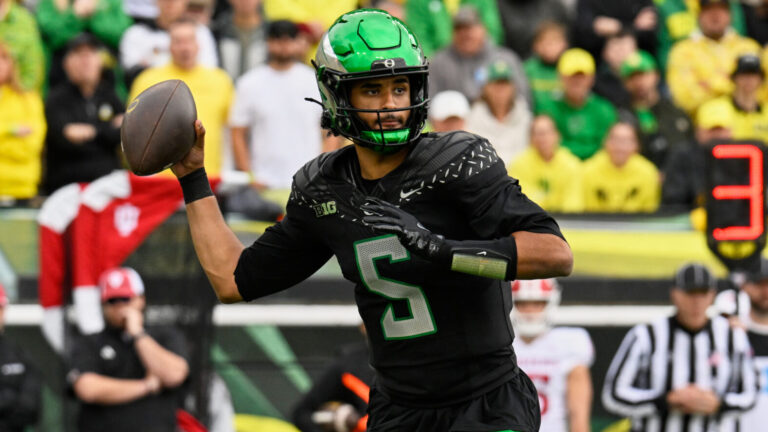 4) QB Dante Moore, Oregon
