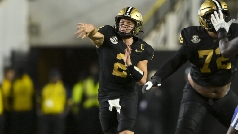 2) Diego Pavia, Vanderbilt Commodores