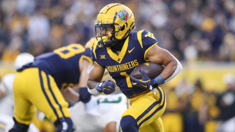 95) RB Jahiem White, West Virginia