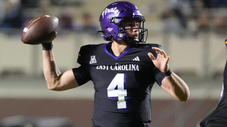 93) QB Katin Houser, East Carolina