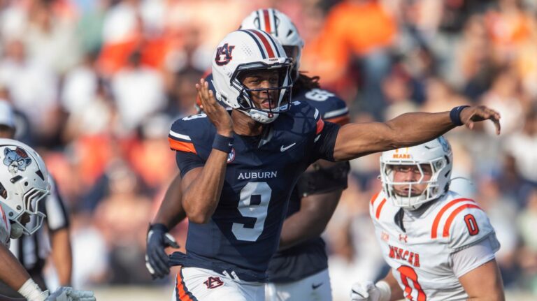 33) QB Deuce Knight, Auburn